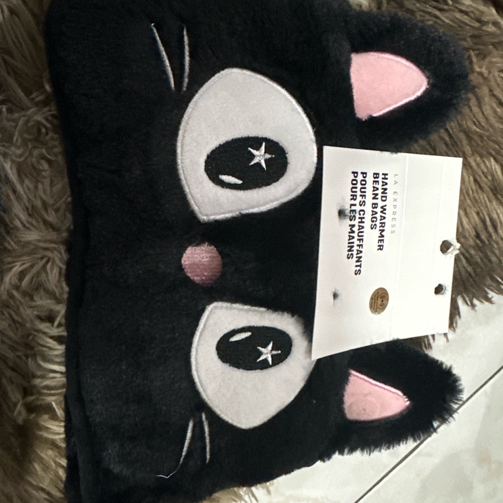 Accessorize Black and Pink Cat Bag